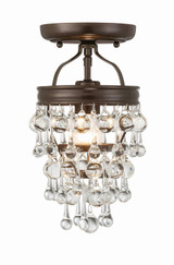 Crystorama - 131-VZ_CEILING - One Light Semi Flush Mount - Calypso - Vibrant Bronze