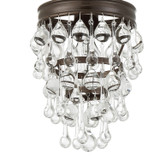 Crystorama - 131-VZ - One Light Mini Chandelier - Calypso - Vibrant Bronze