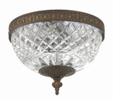 Crystorama - 117-8-EB - Two Light Flush Mount - Radley - English Bronze