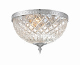 Crystorama - 117-12-CH - Three Light Flush Mount - Radley - Polished Chrome