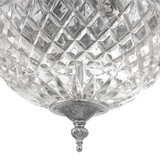 Crystorama - 117-10-CH - Two Light Flush Mount - Radley - Polished Chrome