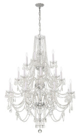 Crystorama - 1157-CH-CL-MWP - 20 Light Chandelier - Traditional Crystal - Polished Chrome