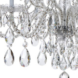 Crystorama - 1112-CH-CL-SAQ - 12 Light Chandelier - Traditional Crystal - Polished Chrome