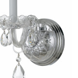Crystorama - 1031-CH-CL-SAQ - One Light Wall Sconce - Traditional Crystal - Polished Chrome