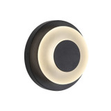 Kuzco Lighting - EW97204-BK/FR - LED Exterior Wall Sconce - Stephord - Black/Frosted Glass