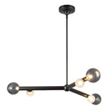 Kuzco Lighting - CH32841-UB/SM - LED Chandelier - Reese - Urban Bronze/Smoked Glass