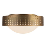 Kuzco Lighting - FM70814-VB - Three Light Flush Mount - Astoria - Vintage Brass