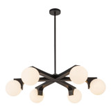 Kuzco Lighting - CH11537-BK - Six Light Chandelier - Briar - Black