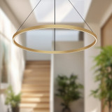 Kuzco Lighting - PD87136-BG-UNV-010 - LED Pendant - Cerchio - Brushed Gold