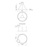Kuzco Lighting - PD80340-WH-UNV-010 - LED Pendant - Cumulus Minor - White