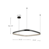 Kuzco Lighting - PD78031-UB-UNV - LED Pendant - Yukon - Urban Bronze