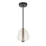 Kuzco Lighting - PD62511-BK/LG-UNV - LED Pendant - Mulberry - Black/Light Guide