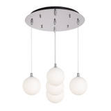 Kuzco Lighting - MP3106CHOP-05 - LED Pendant - Bolla - Chrome/Opal Matte Glass