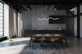 Kuzco Lighting - LP95354-BK-UNV - LED Linear Pendant - Cursive - Black