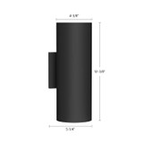 Kuzco Lighting - LD4-UD12W36-3036-BK-UNV-010 - LED Wall Sconce - Lorna - Black