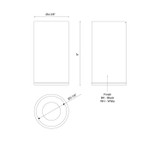 Kuzco Lighting - LD4-FM08W20-3036-WH-UNV-010 - LED Flush Mount - Lorna - White