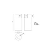 Kuzco Lighting - LD4-CC08W20-3036-WH-UNV-010 - LED Ceiling Mount - Lorna - White