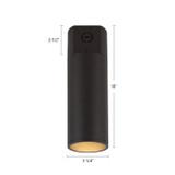 Kuzco Lighting - LD3-CC08W14-3036-BK-UNV-010 - LED Ceiling Mount - Lorna - Black