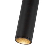 Kuzco Lighting - LD2-FM08W10-3036-BK-UNV-010 - LED Flush Mount - Lorna - Black