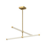Kuzco Lighting - CH23532-BG-UNV - LED Chandelier - Blade - Brushed Gold
