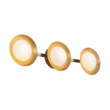 Kuzco Lighting - VL77923-BG/OP - LED Vanity - Cleo - Brushed Gold/Opal Glass