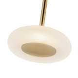 Kuzco Lighting - PD97204-MRB/FR - LED Pendant - Stephord - Metallic Brass/Frosted Glass