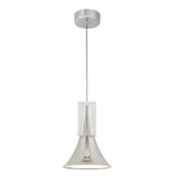 Kuzco Lighting - PD94108-PN/CC-UNV - LED Pendant - Floe - Polished Nickel/Clear Crystal