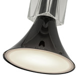 Kuzco Lighting - PD94108-GBK/CC-UNV - LED Pendant - Floe - Glossy Black/Clear Crystal