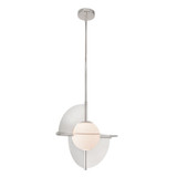 Kuzco Lighting - PD65116-PN/OP-UNV - LED Pendant - Scorpio - Polished Nickel/Opal Glass