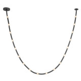 Kuzco Lighting - PD39317-BK/OP-UNV-010 - LED Pendant - Corda - Black/Opal Glass