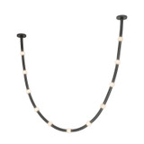 Kuzco Lighting - PD39310-BK/OP-UNV-010-RT - LED Pendant - Corda - Black/Opal Glass