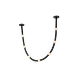 Kuzco Lighting - PD39307-BK/OP-UNV-RT - LED Pendant - Corda - Black/Opal Glass