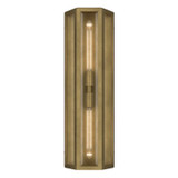 Kichler - 59216NBR - Two Light Outdoor Wall Mount - Berens - Natural Brass