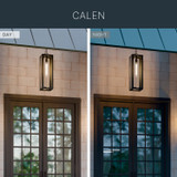 Kichler - 59212BKT - One Light Outdoor Pendant - Calen - Textured Black