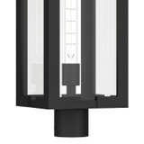 Kichler - 59211BKT - One Light Outdoor Post Lantern - Calen - Textured Black