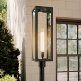 Kichler - 59211BKT - One Light Outdoor Post Lantern - Calen - Textured Black