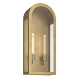Kichler - 59203NBR - Two Light Outdoor Wall Mount - Marea - Natural Brass
