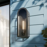 Kichler - 59202BKT - One Light Outdoor Wall Mount - Marea - Textured Black