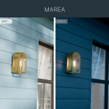 Kichler - 59200NBR - One Light Outdoor Wall Mount - Marea - Natural Brass