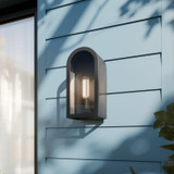 Kichler - 59200BKT - One Light Outdoor Wall Mount - Marea - Textured Black
