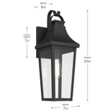 Kichler - 59194BKT - One Light Outdoor Wall Mount - Cleary - Textured Black