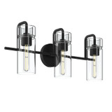 Kichler - 55252BK - Three Light Bath - Niccol - Black