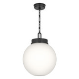Kichler - 52867BK - One Light Pendant - Andorra - Black