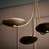 Kichler - 52855LBRLBZ - Four Light Chandelier - Palmela - Lacquered Brass
