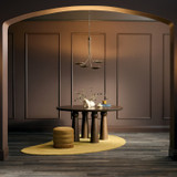 Kichler - 52855LBRLBZ - Four Light Chandelier - Palmela - Lacquered Brass