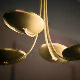 Kichler - 52855LBR - Four Light Chandelier - Palmela - Lacquered Brass