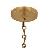 Kichler - 52854LBR - Four Light Chandelier/Semi Flush - Palmela - Lacquered Brass