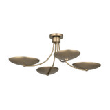 Kichler - 52854CPZ - Four Light Chandelier/Semi Flush - Palmela - Champagne Bronze
