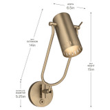 Kichler - 52841CPZ - LED Wall Sconce - Ruehl - Champagne Bronze