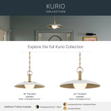 Kichler - 52834WH - LED Pendant - Kurio - White